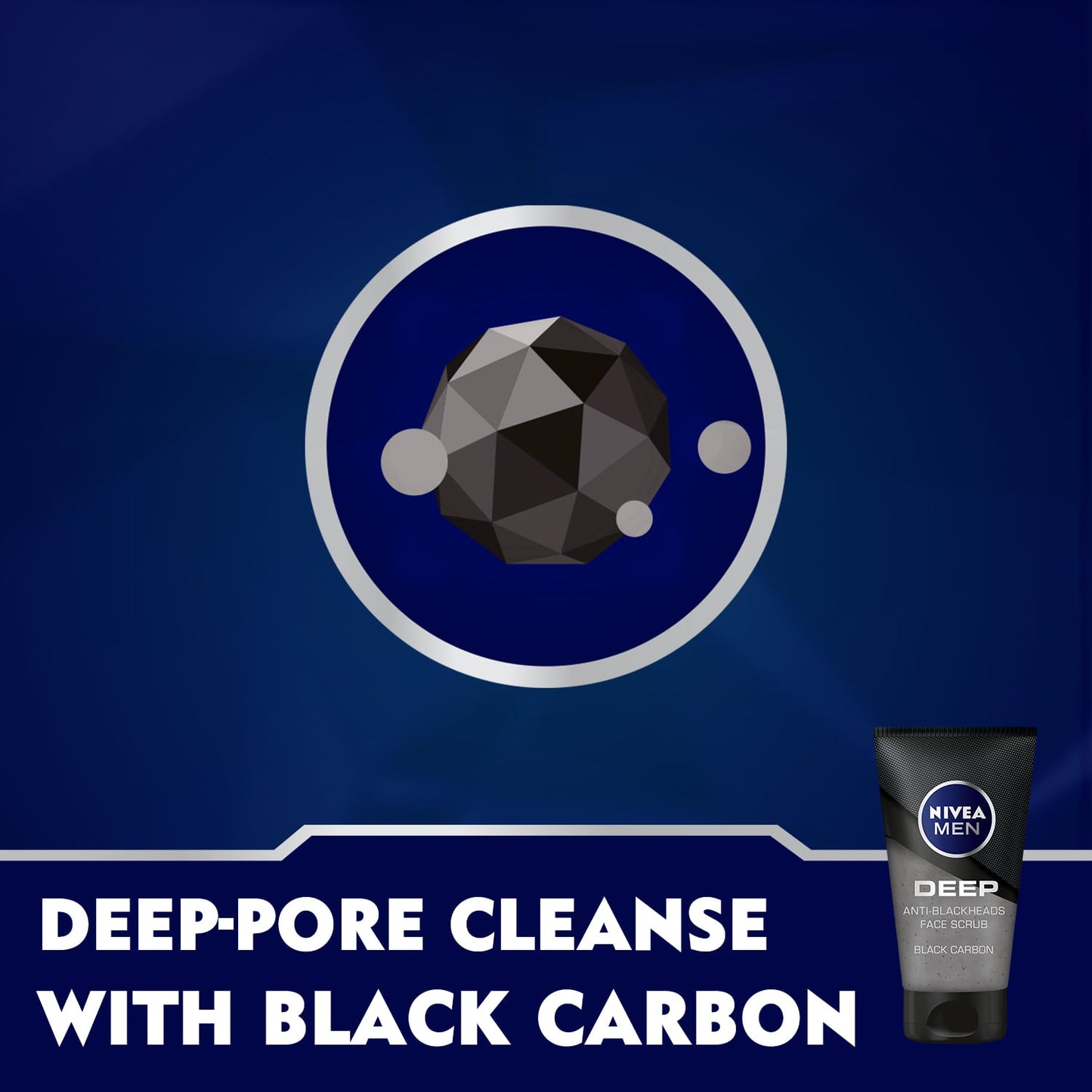 Men Deep Face Scrub Anti-Blackheads 75ml