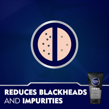 Men Deep Face Scrub Anti-Blackheads 75ml