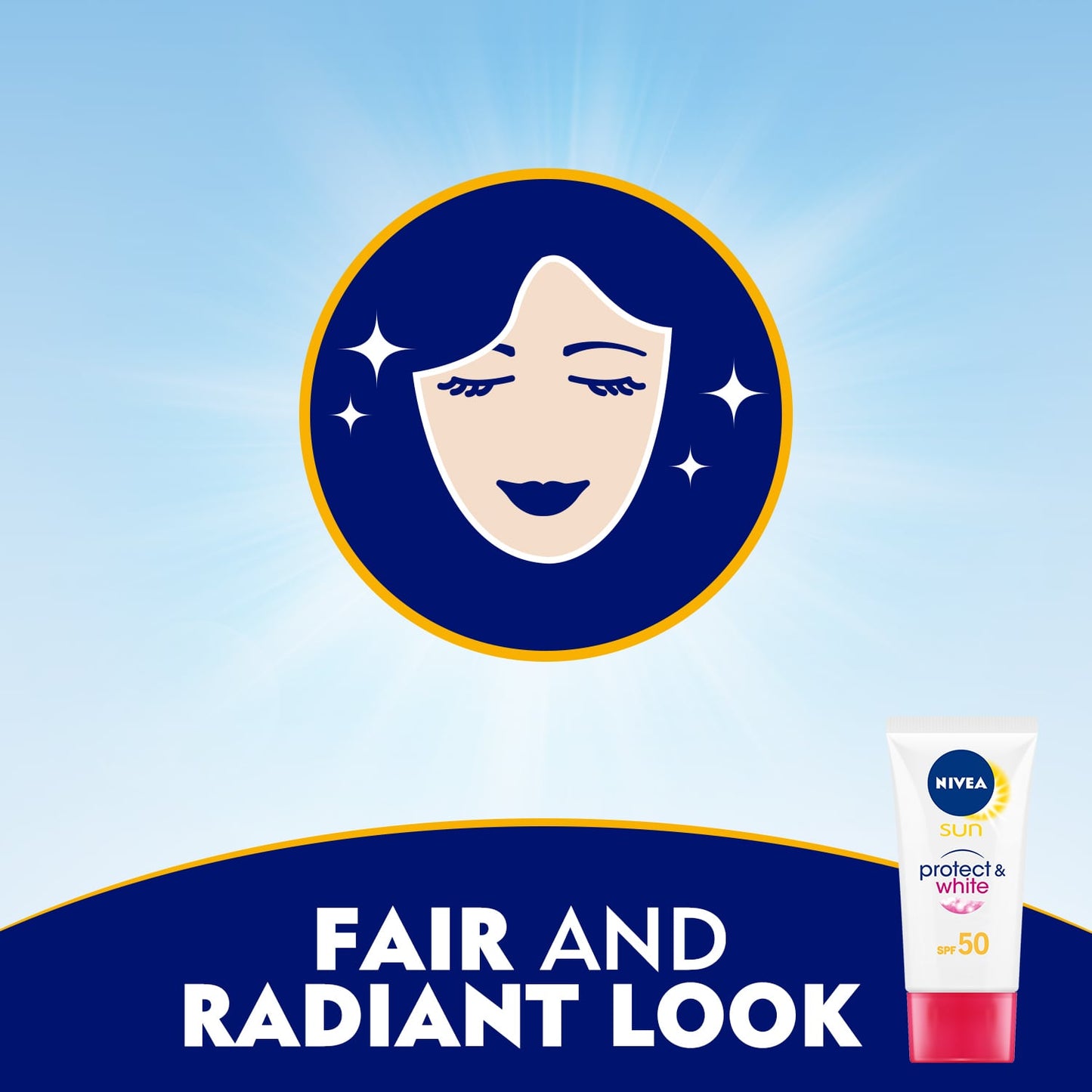 Sun Protect & White Face Sun Cream SPF50 50ml