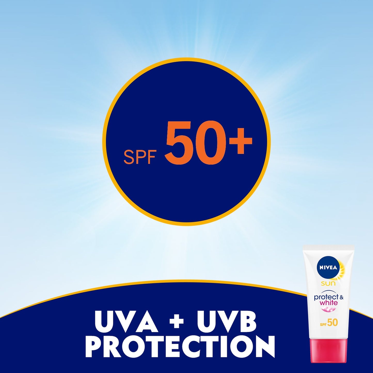 Sun Protect & White Face Sun Cream SPF50 50ml