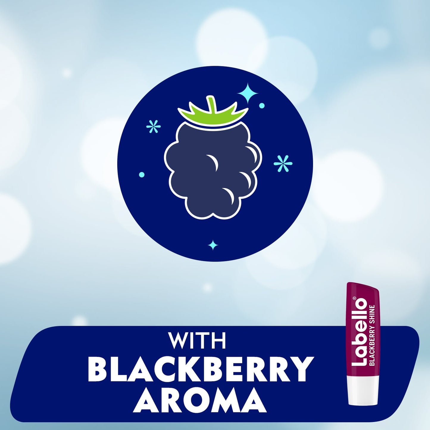 Lip Balm Caring 4.8g Blackberry Shine