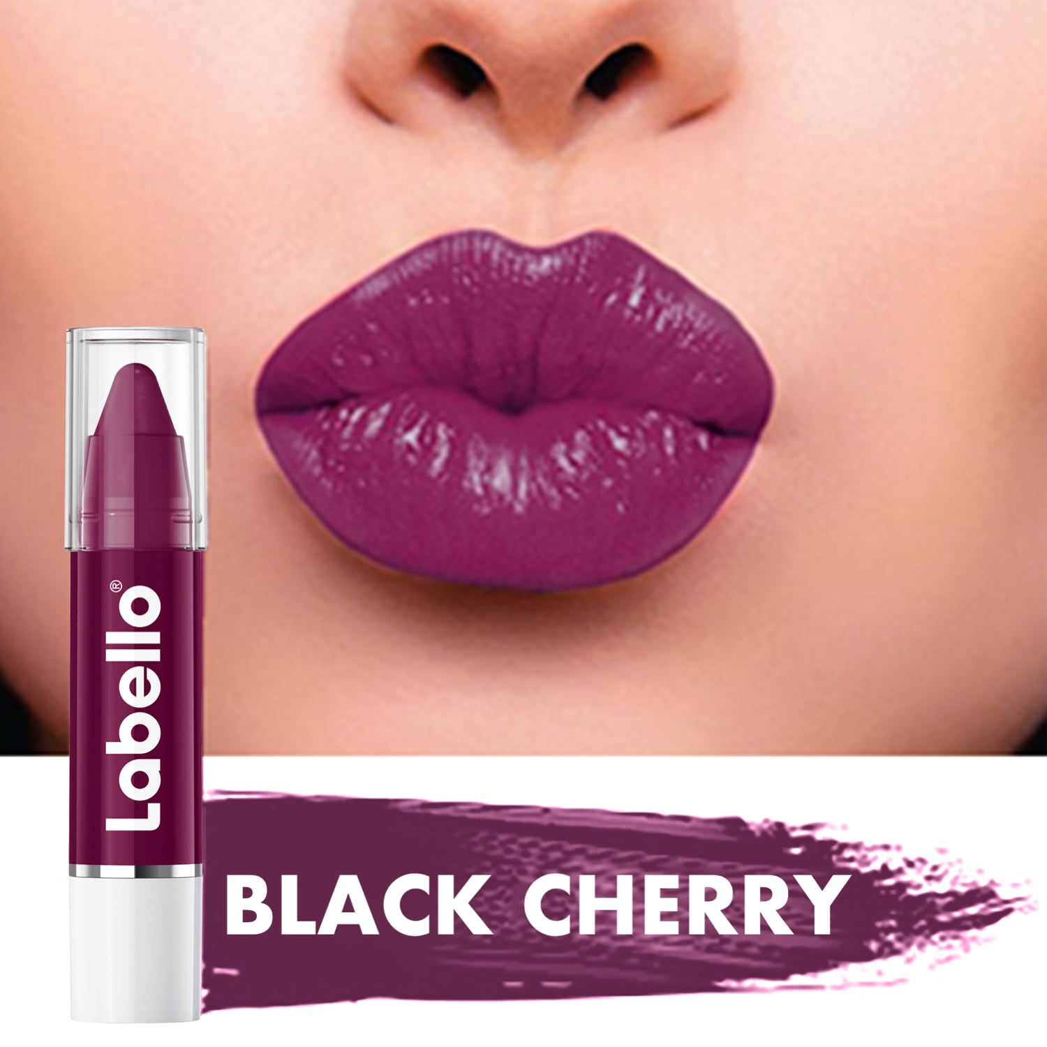 Crayon Lipstick Colour Lip Balm 3g Black Cherry|3g