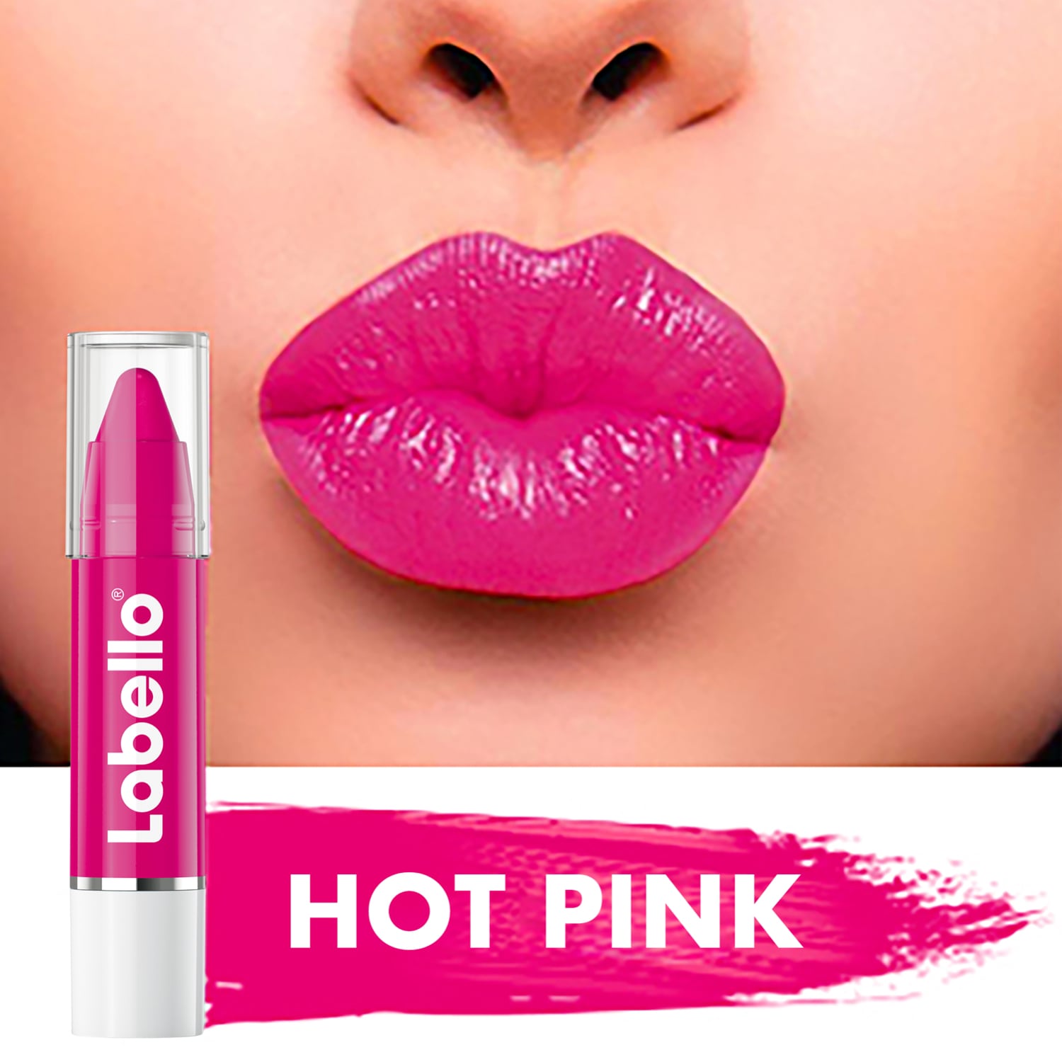 Crayon Lipstick Colour Lip Balm 3g Hot Pink|3g