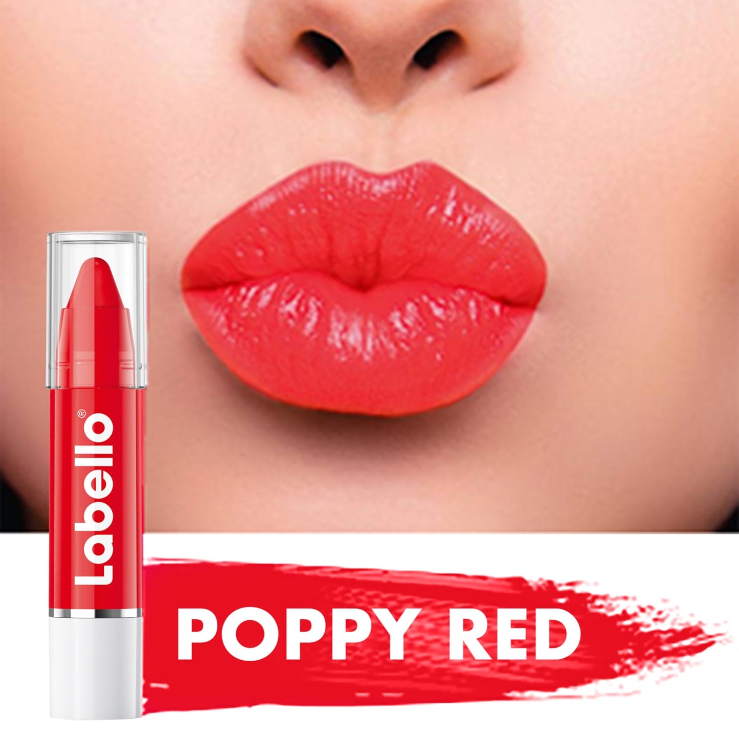 Crayon Lipstick Colour Lip Balm 3g Poppy Red|3g