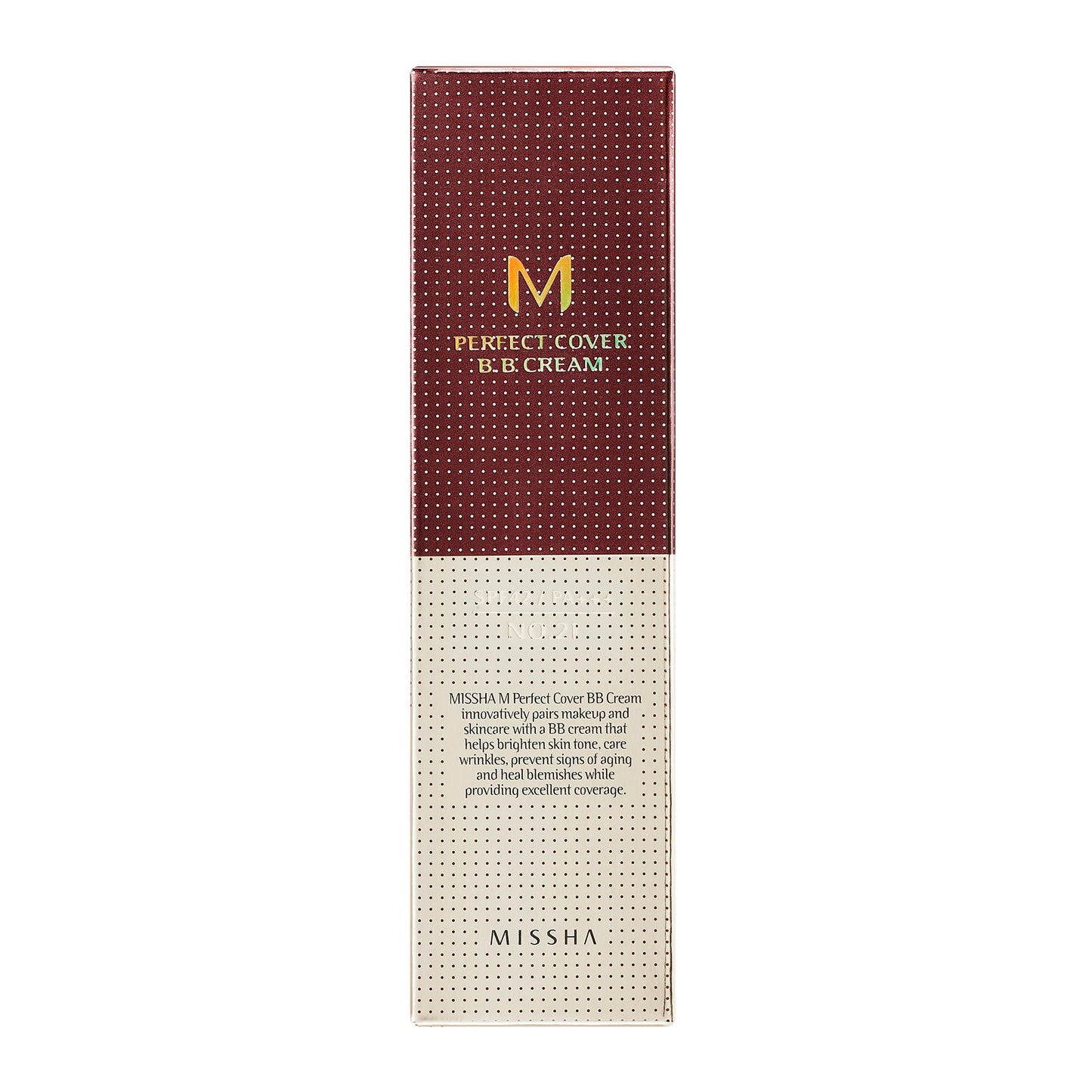 M Perfect Cover BB Cream SPF42 PA+++ 21 Light Beige|50ml
