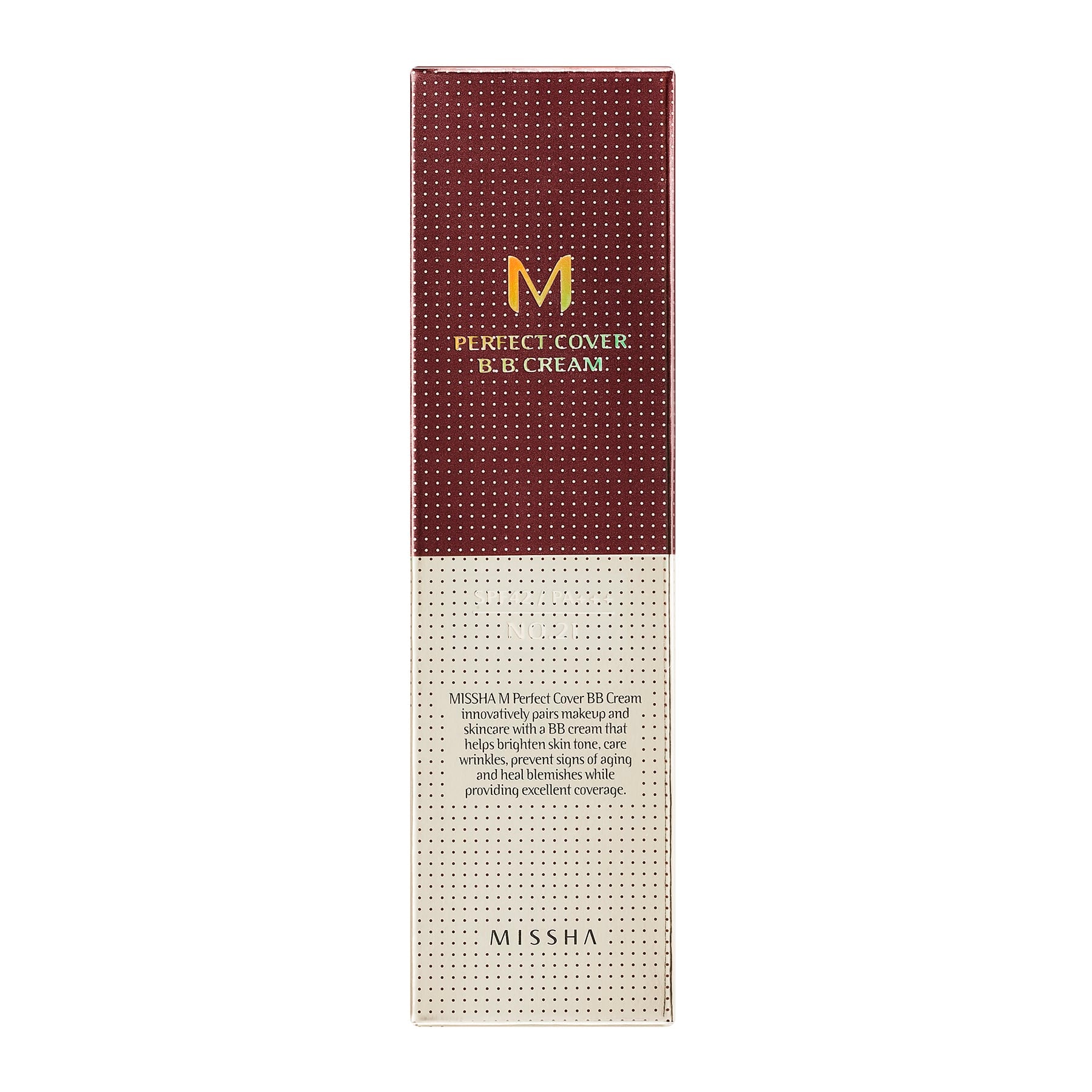 M Perfect Cover BB Cream SPF42 PA+++ 21 Light Beige|50ml
