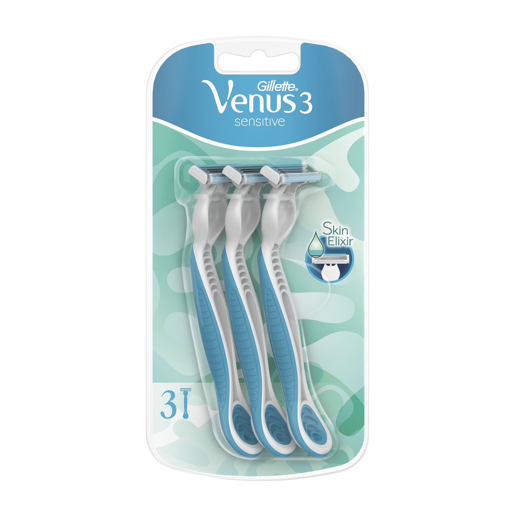3 Sensitive Disposable Women's Razor 3pcs
