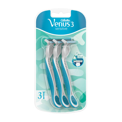 3 Sensitive Disposable Women's Razor 3pcs