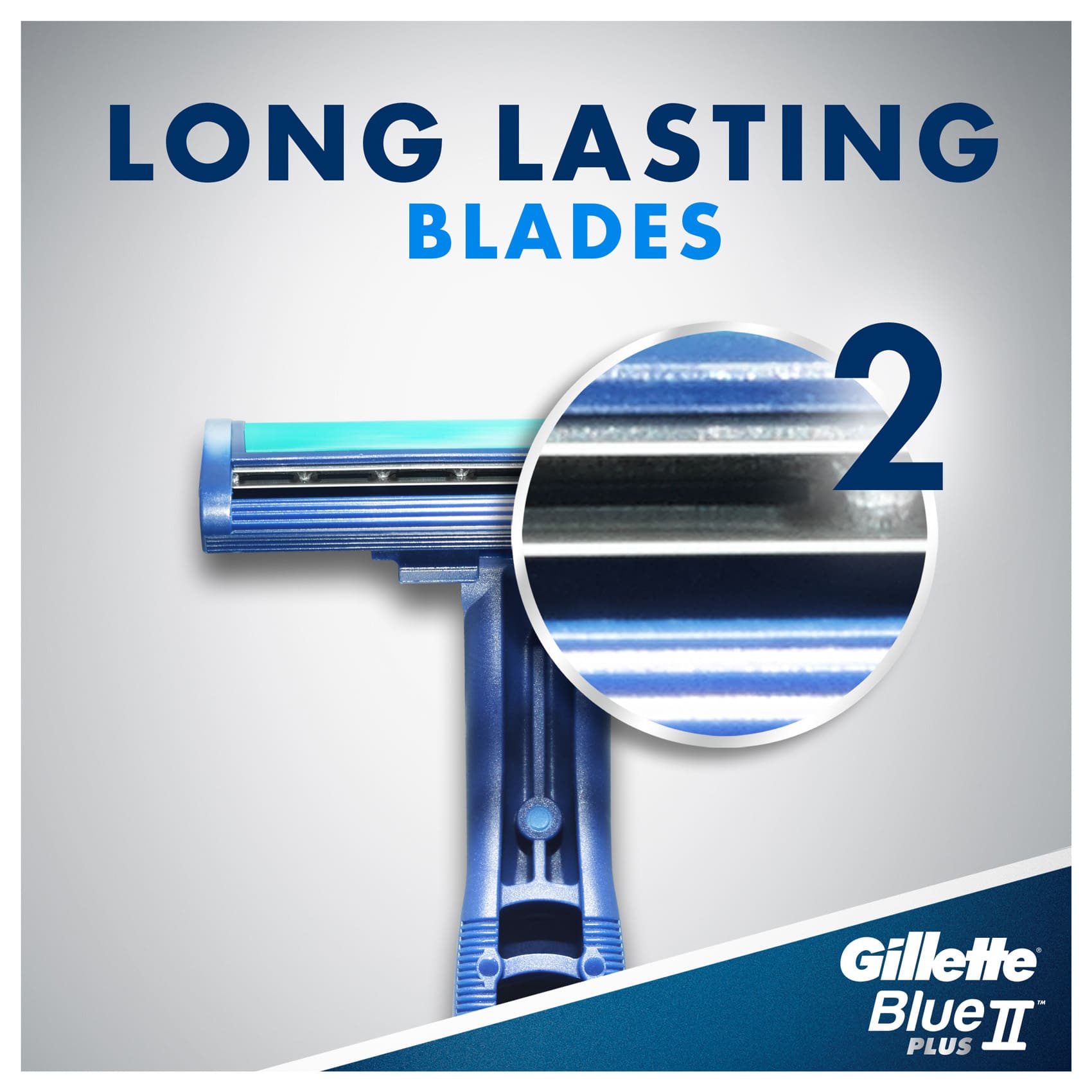 Blue II Plus Disposable Razors 10pcs