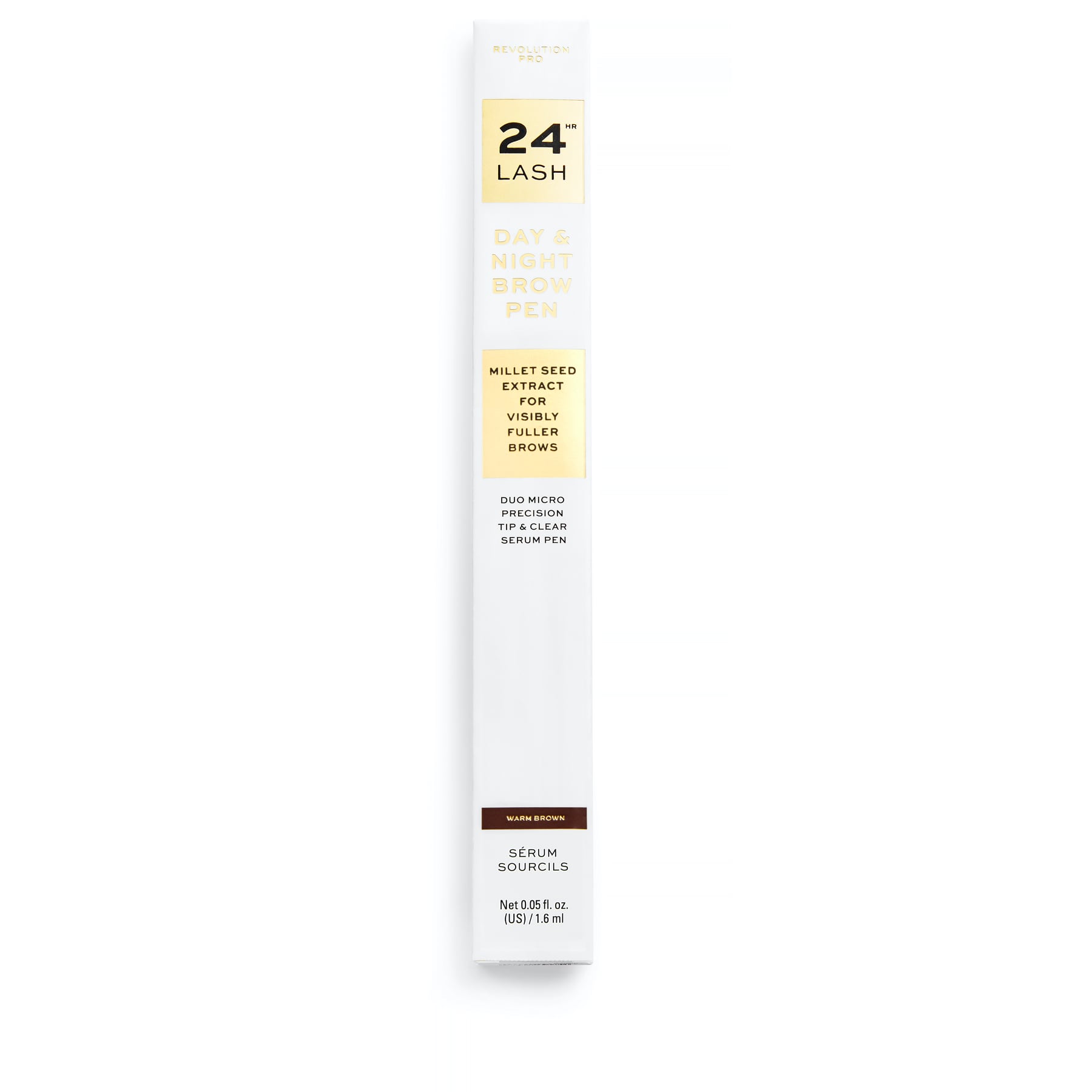 24Hr Lash Day & Night Brow Pen 1.6ml Warm Brown|1.6ml