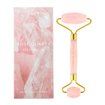 Face Roller Textured Rose Quartz 1pc