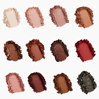 Eyeshadow Palette Warm Neutrals - 12 shades Warm Neutrals|13.4g