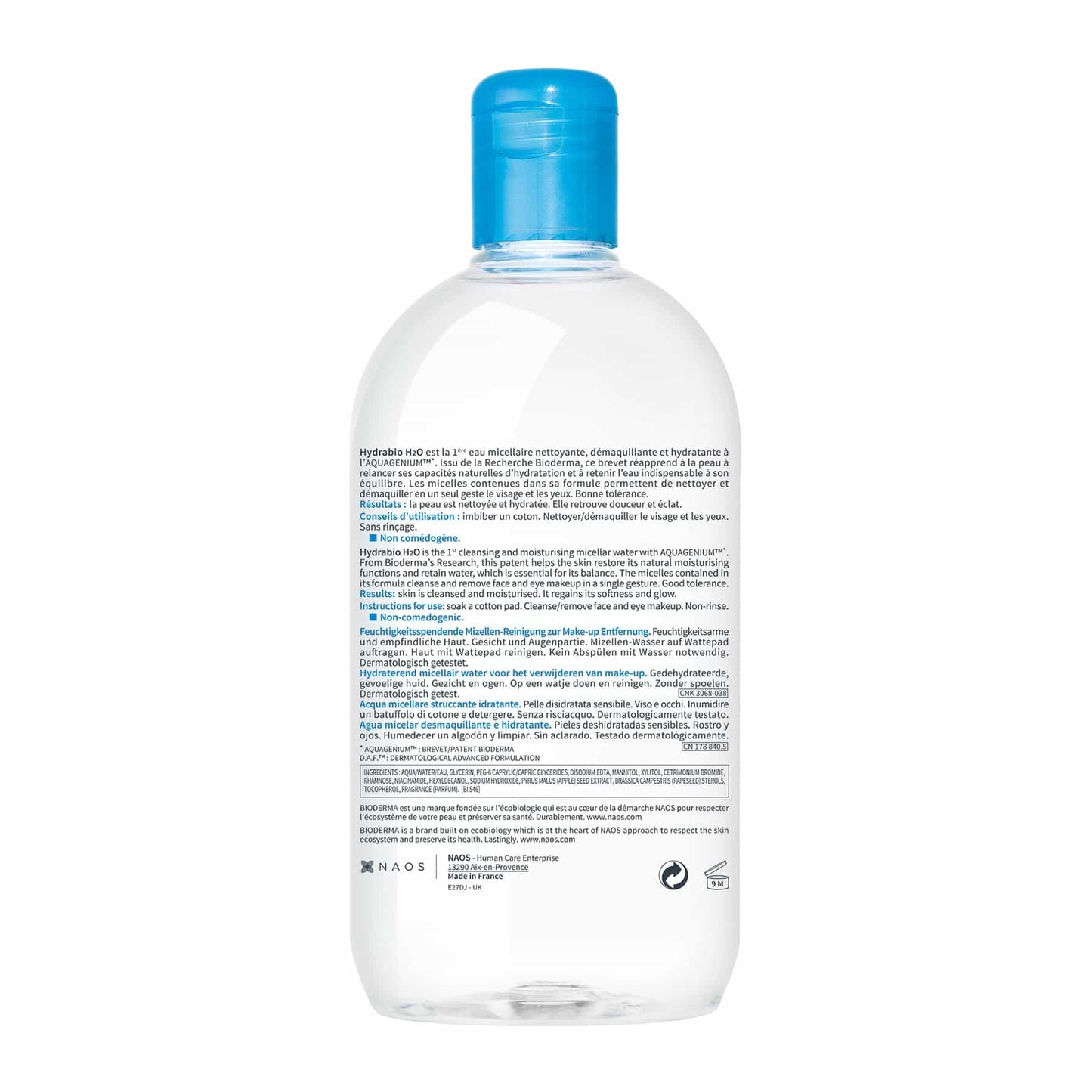 Hydrabio H20 Moisturising Micellar Water 250ml 250ml