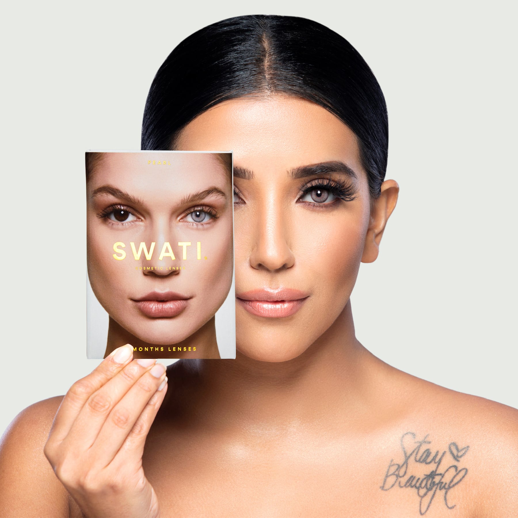 Colour Contact Lenses 6 Months Pearl