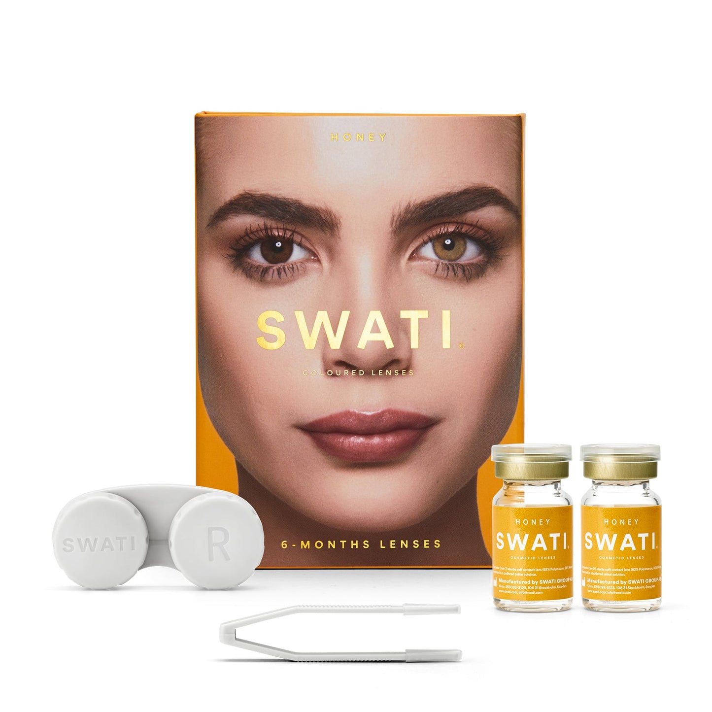 Colour Contact Lenses 6 Months Honey