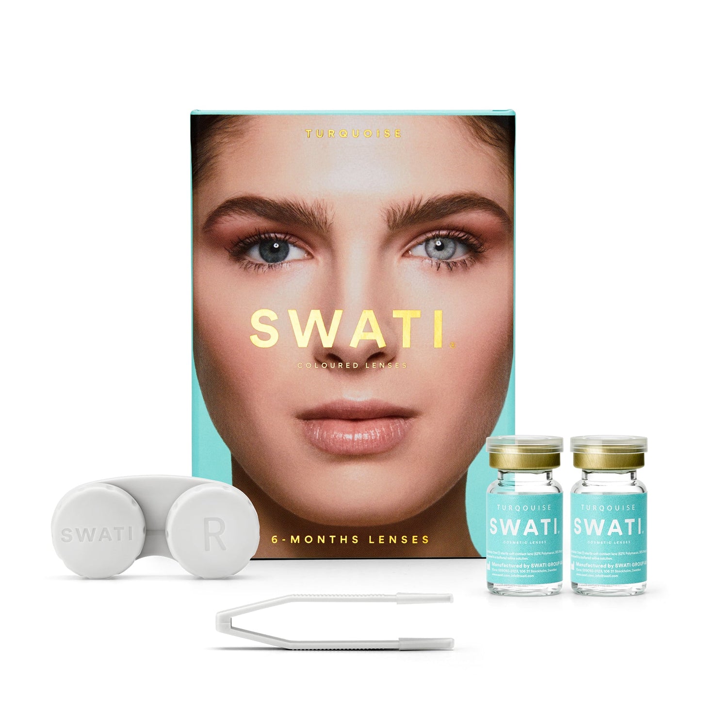 Colour Contact Lenses 6 Months Turquoise