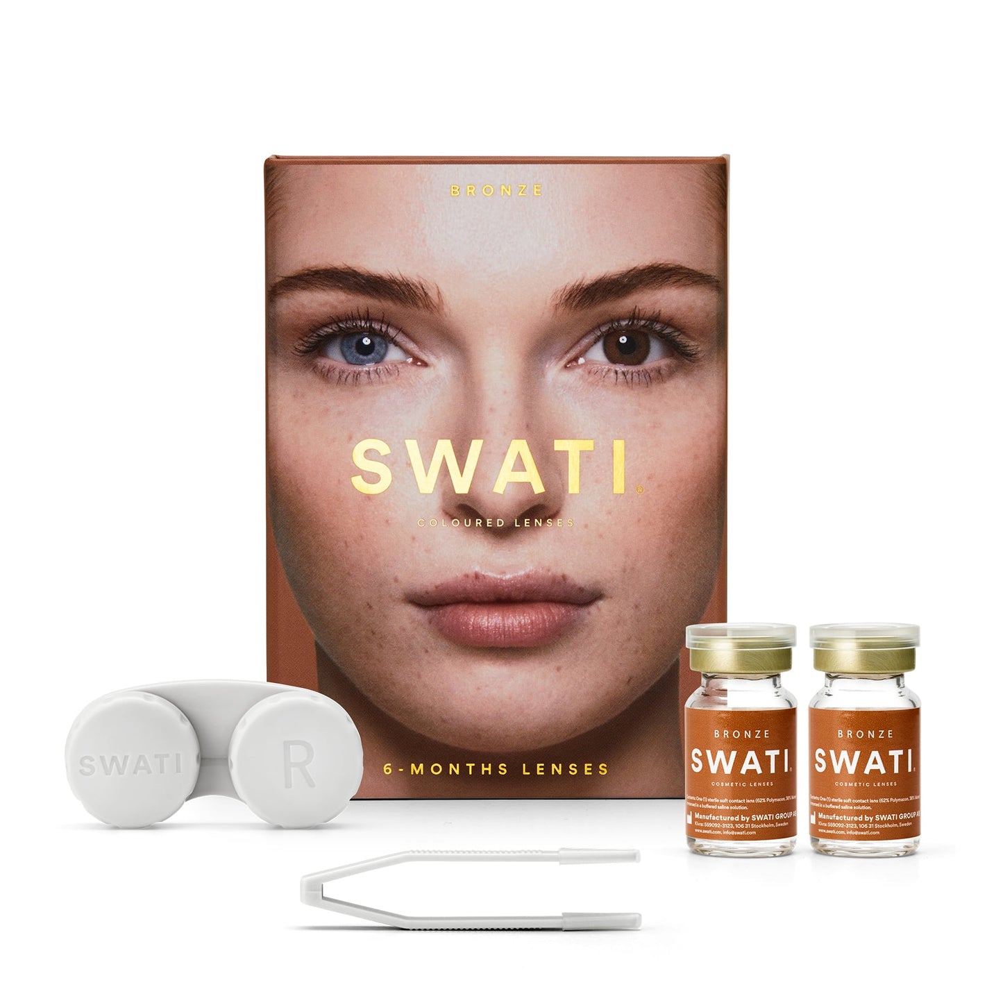 Colour Contact Lenses 6 Months Bronze