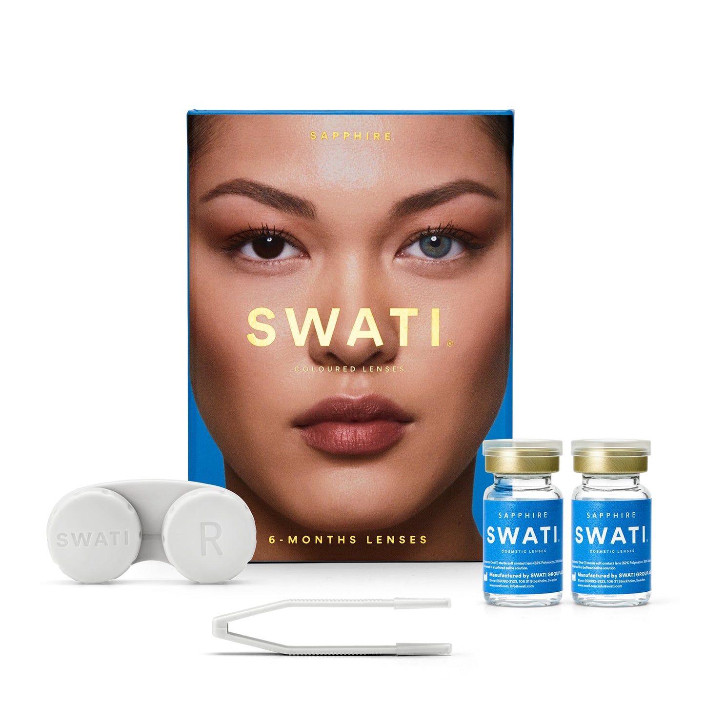Colour Contact Lenses 6 Months Sapphire
