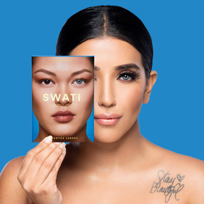 Colour Contact Lenses 6 Months Sapphire