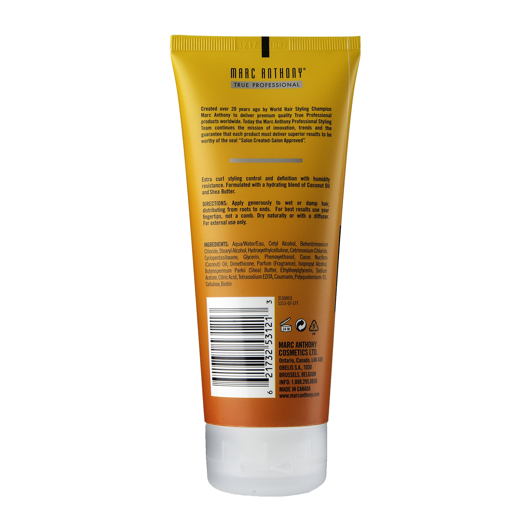 Hydrating Curl Cream Leave-In Conditioner Coconut Oil & Shea Butter 175ml 174ml