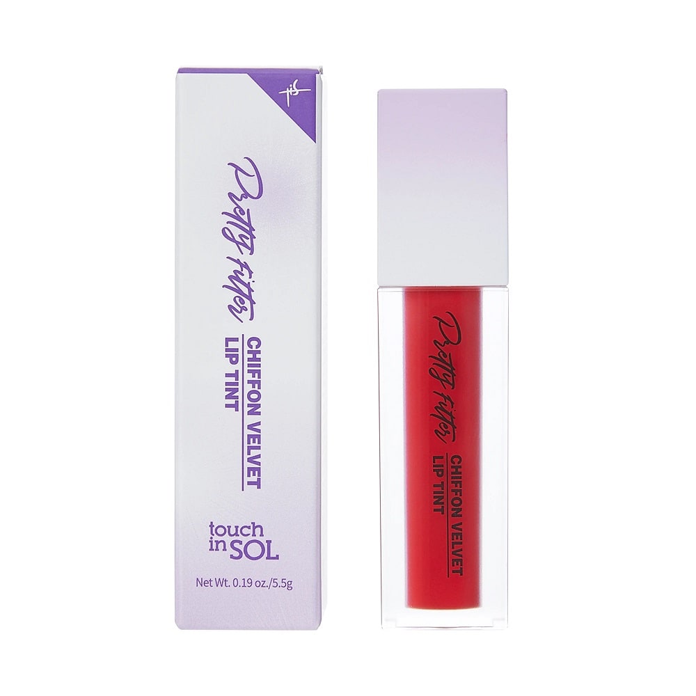 Pretty Filter Chiffon Velvet Lip Tint 5.5ml #7 Red Berry|5.5ml