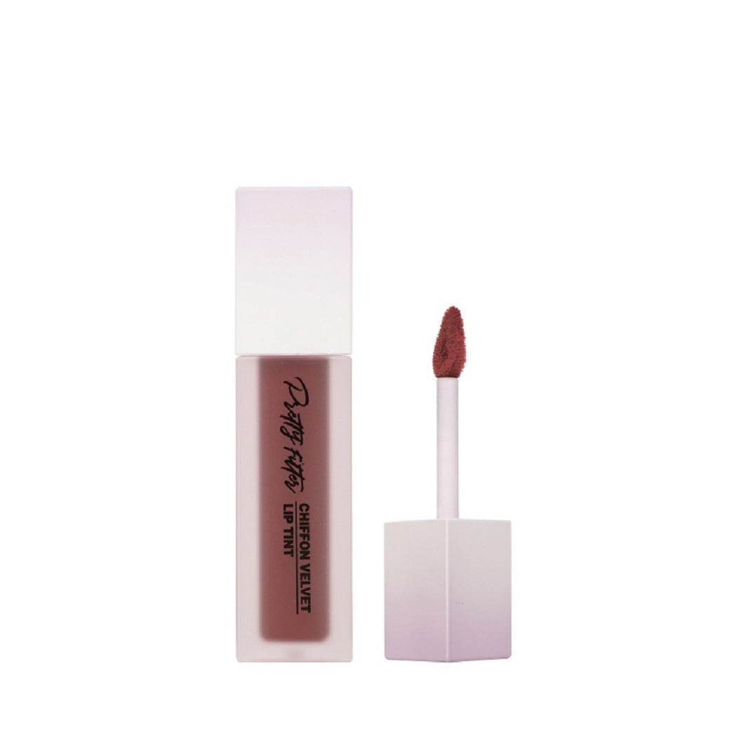 Pretty Filter Chiffon Velvet Lip Tint 5.5ml #9 Coral Dahila|5.5ml