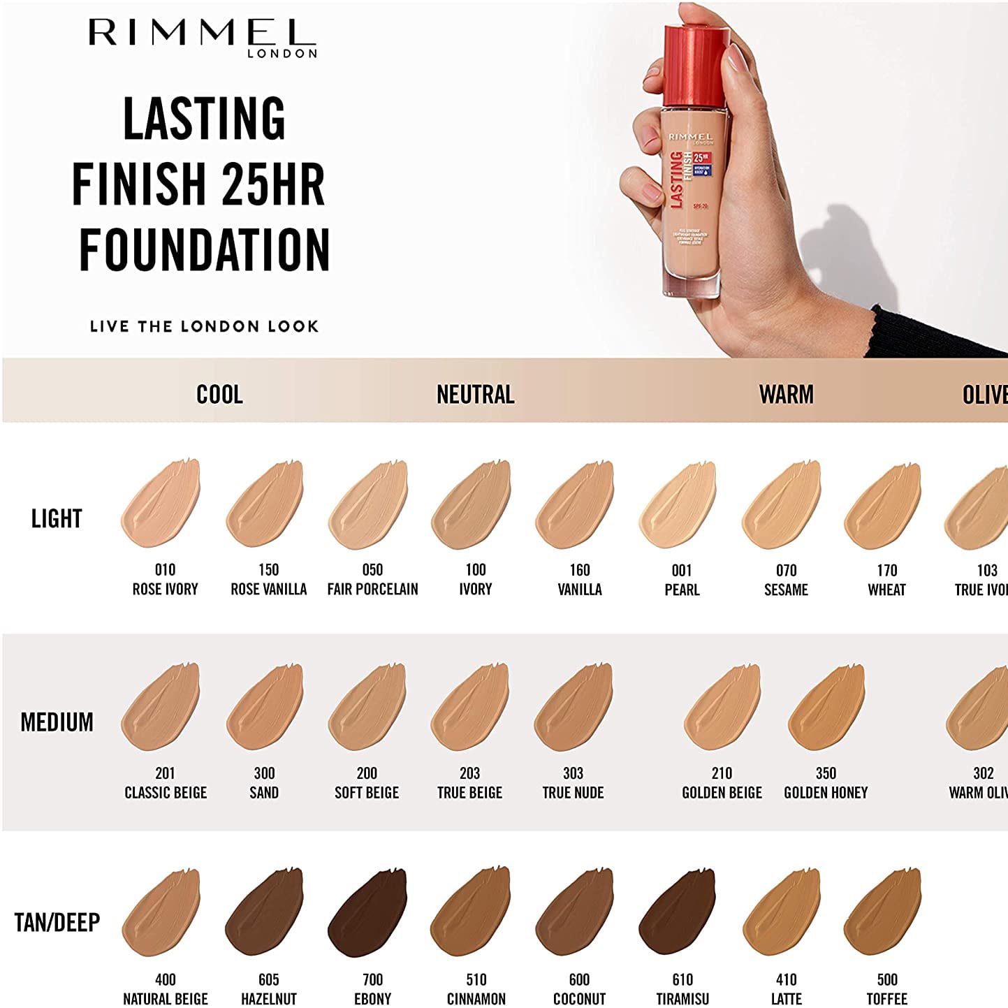 Lasting Finish 25Hr Natural Finish Foundation 30ml 160 Vanilla|30ml