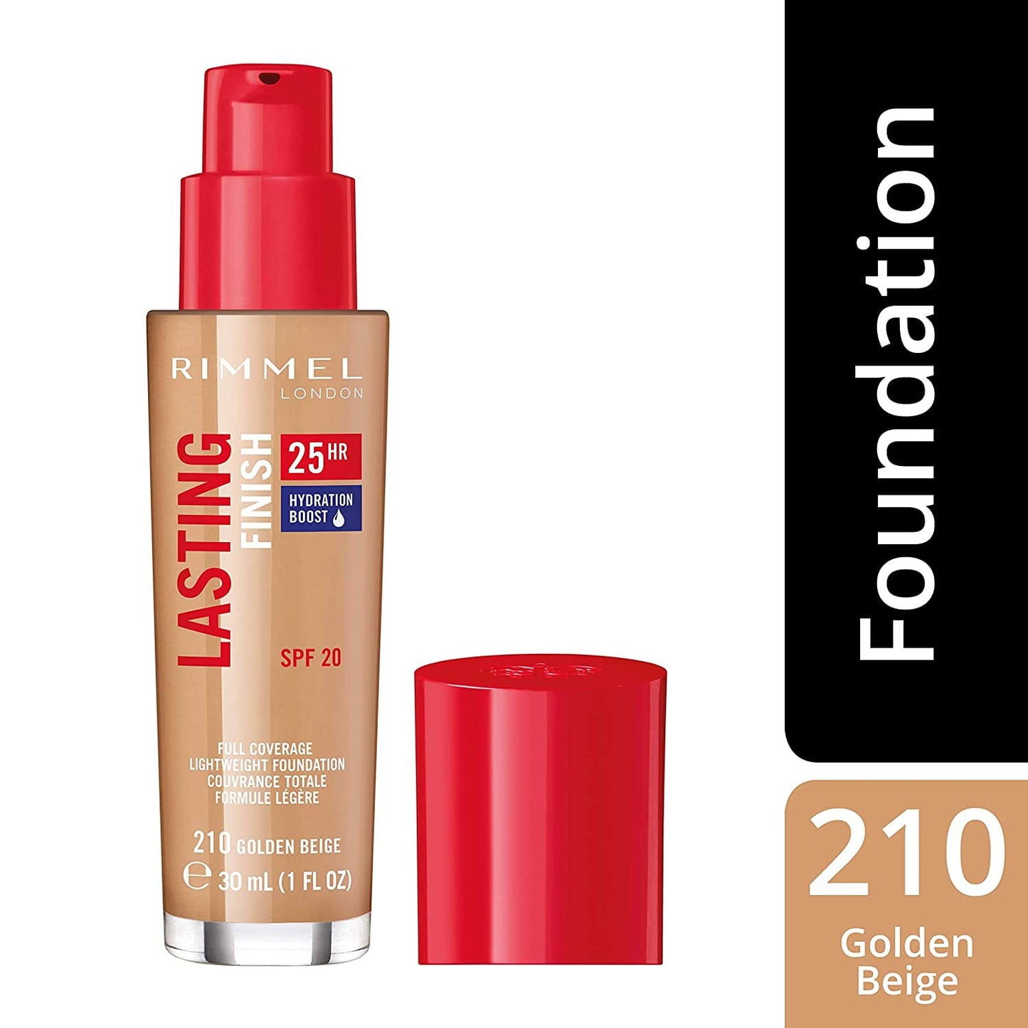 Lasting Finish 25Hr Natural Finish Foundation 30ml 210 Golden Beige|30ml