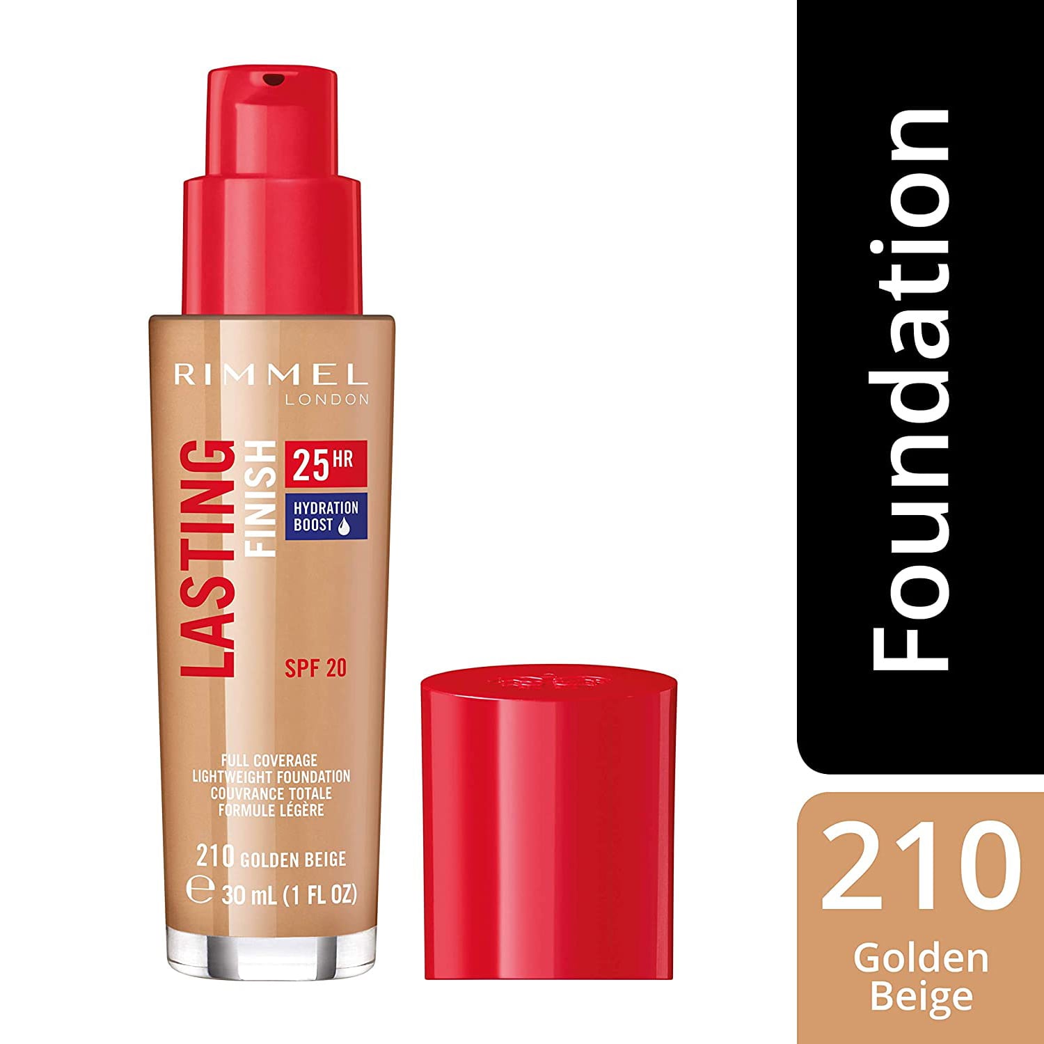 Lasting Finish 25Hr Natural Finish Foundation 30ml 210 Golden Beige|30ml