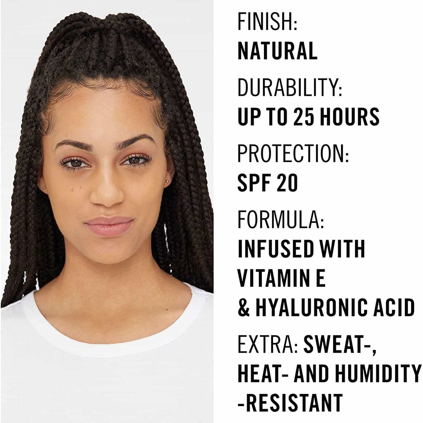 Lasting Finish 25Hr Natural Finish Foundation 30ml 350 Golden Honey|30ml