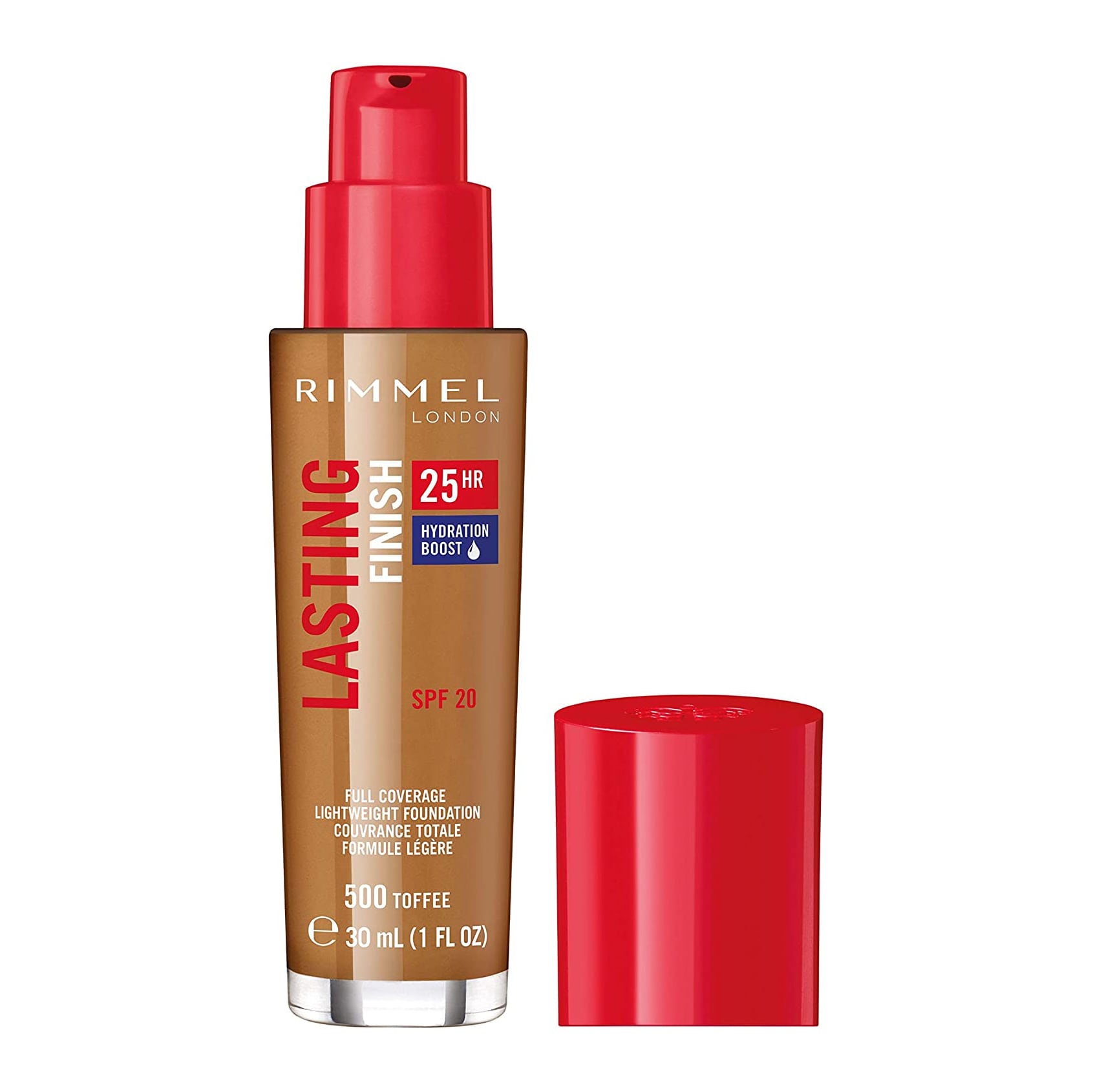 Lasting Finish 25Hr Natural Finish Foundation 30ml 500 Toffee|30ml
