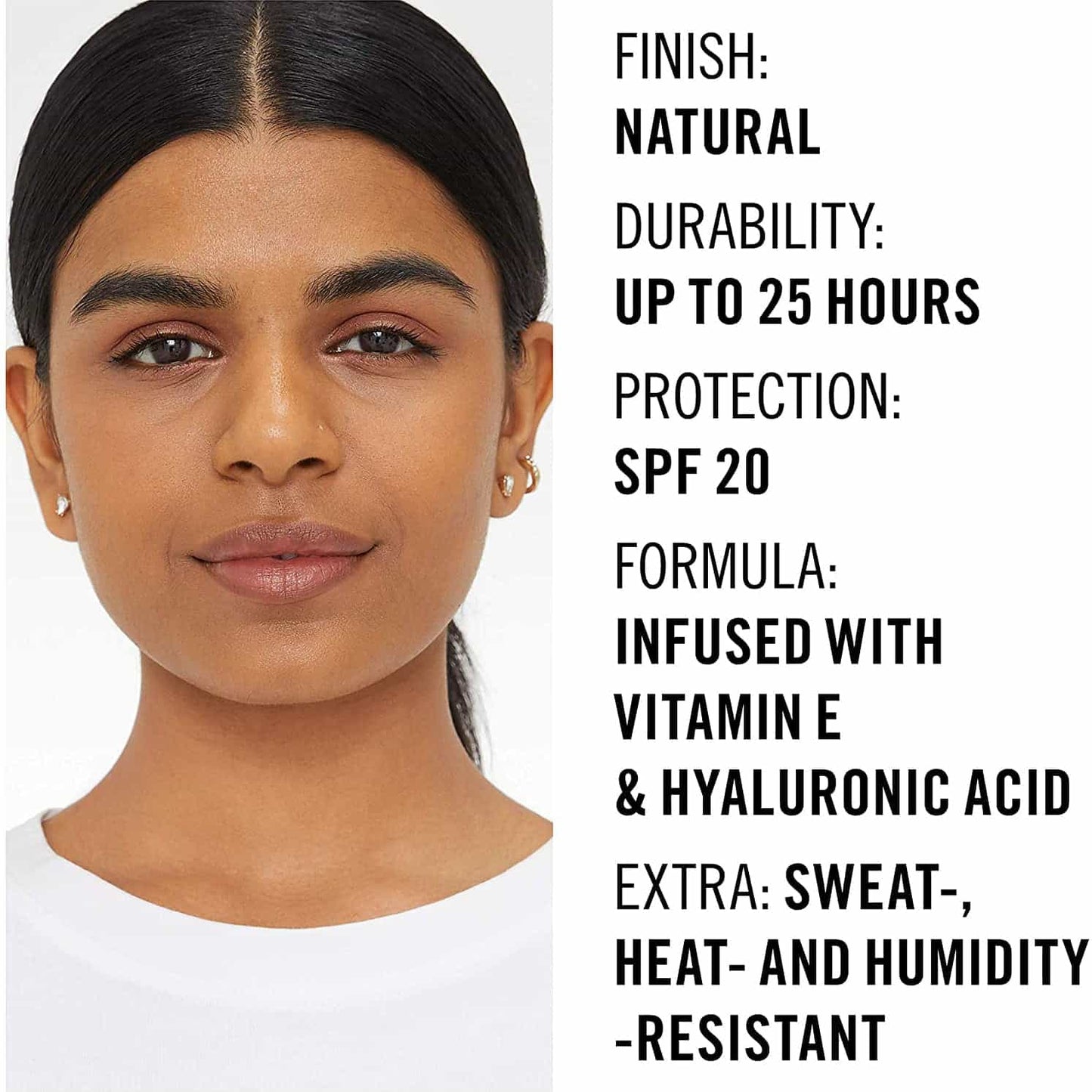 Lasting Finish 25Hr Natural Finish Foundation 30ml 500 Toffee|30ml