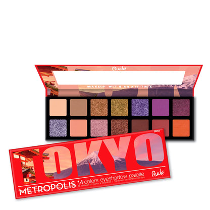 Metropolis Eyeshadow Palette - 14 shades Rio De Janeiro|15g