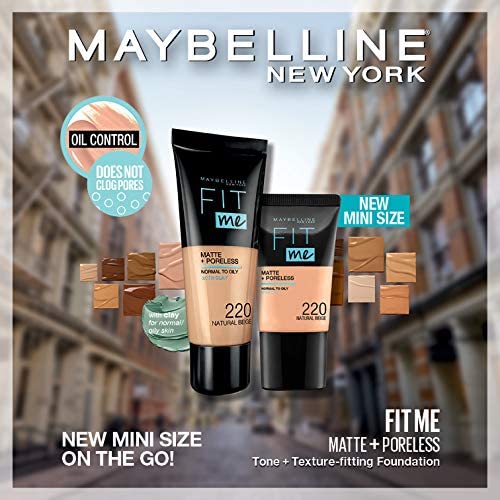 Fit Me Matte + Poreless Foundation Matte Finish 18ml 330 Toffee|18ml