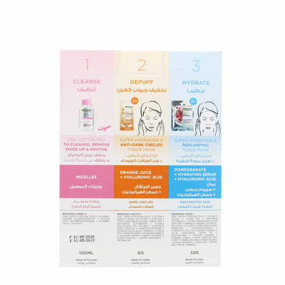 SkinActive Cleanse & Hydrate Bundle 100ml + 2x6g + 2x32g