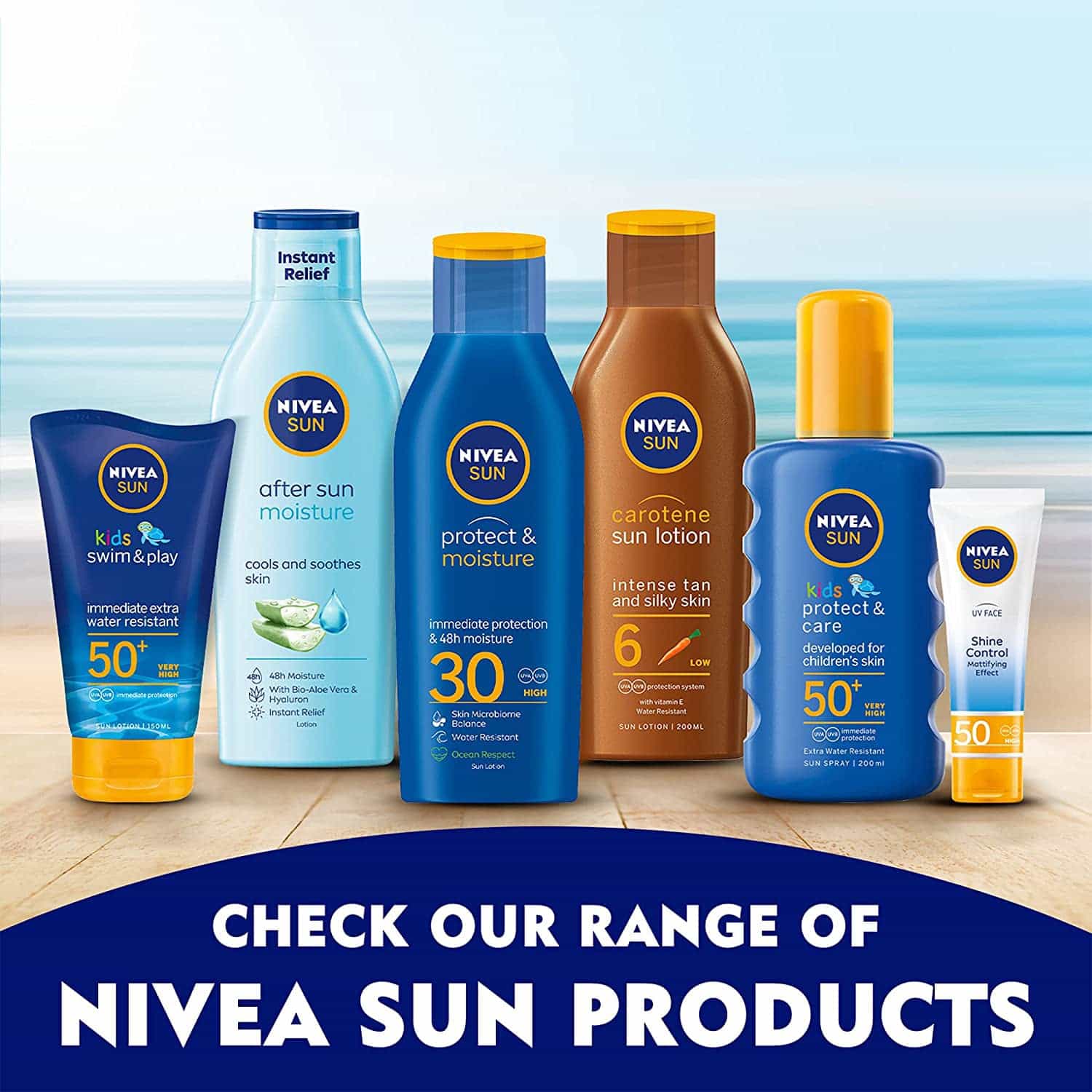 Sun Protect & Moisture SPF50+ Sun Lotion Travel Size 100ml 100ml