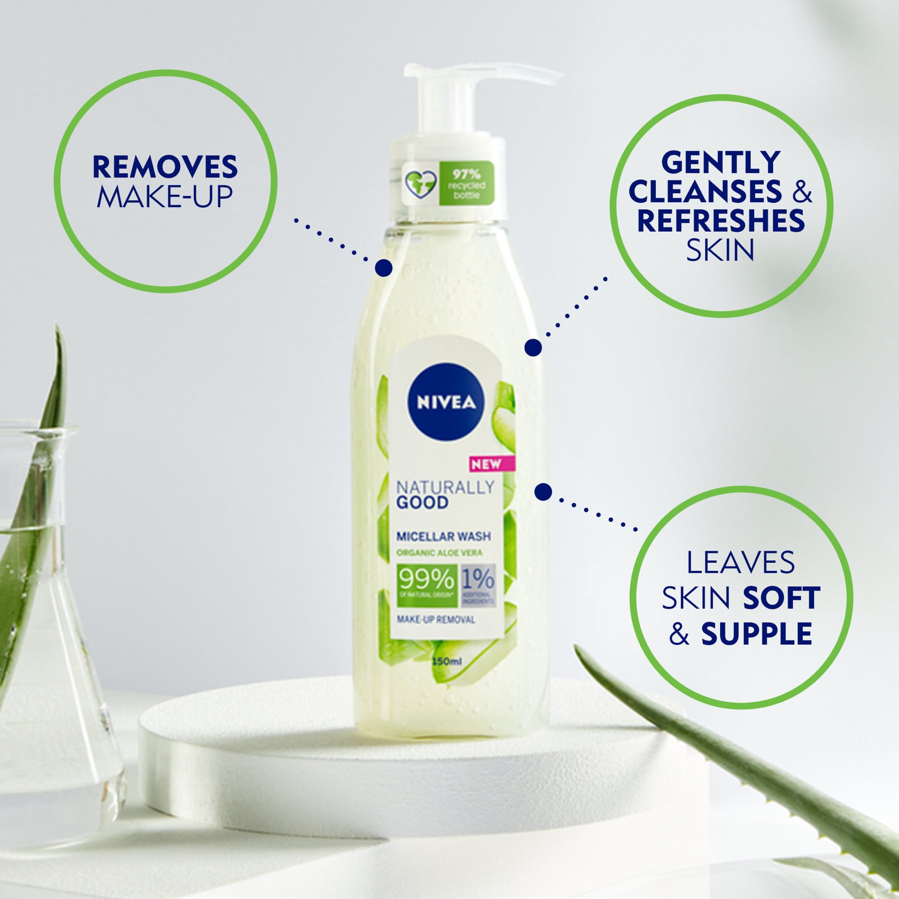 Naturally Good Micellar Face Wash 140ml 140ml