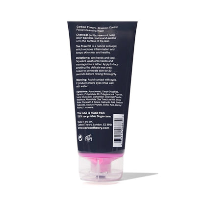 Charcoal And Tea Tree Oil Facial Cleansing Wash 200ml 200ml
