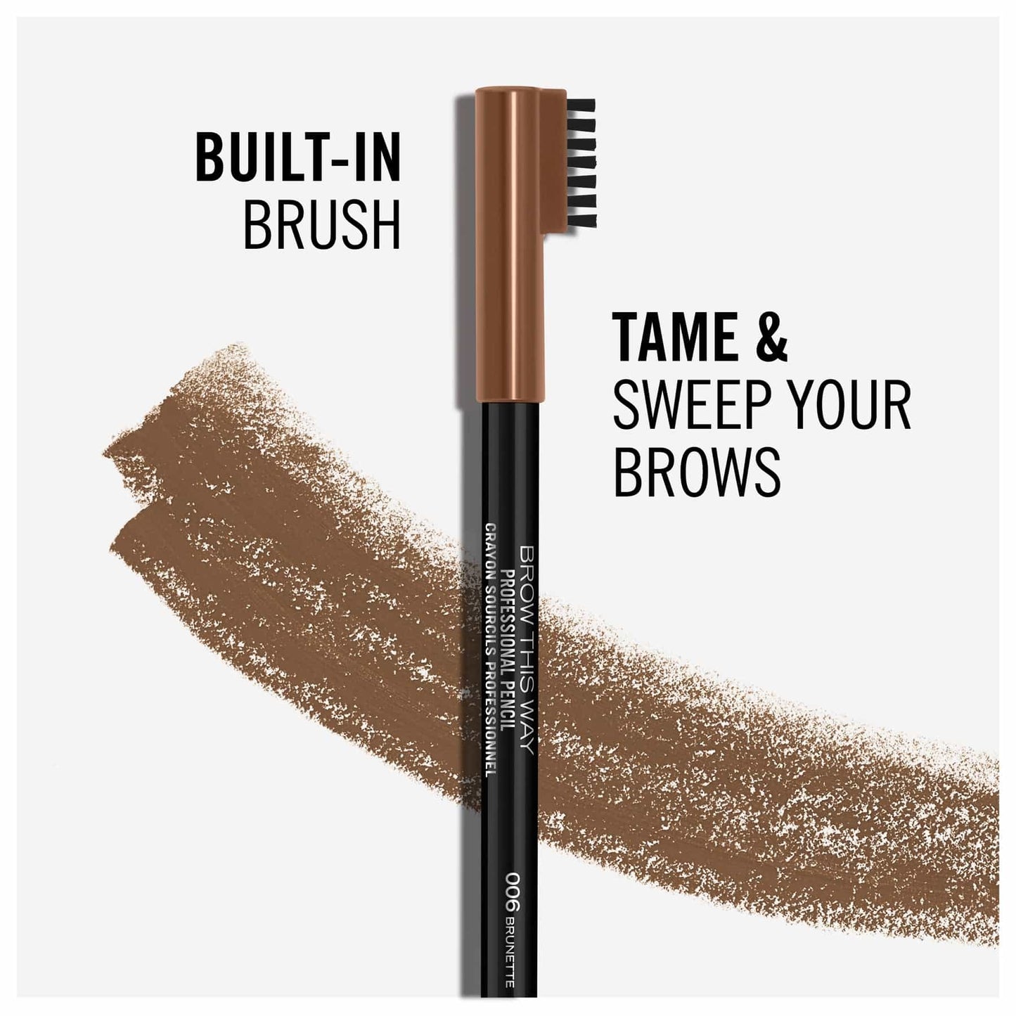 Brow This Way Professional Eyebrow Pencil 1.4g 006 Brunette