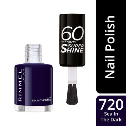 60 Seconds Super Shine Nail Polish 8ml 720 Sea in the Dark