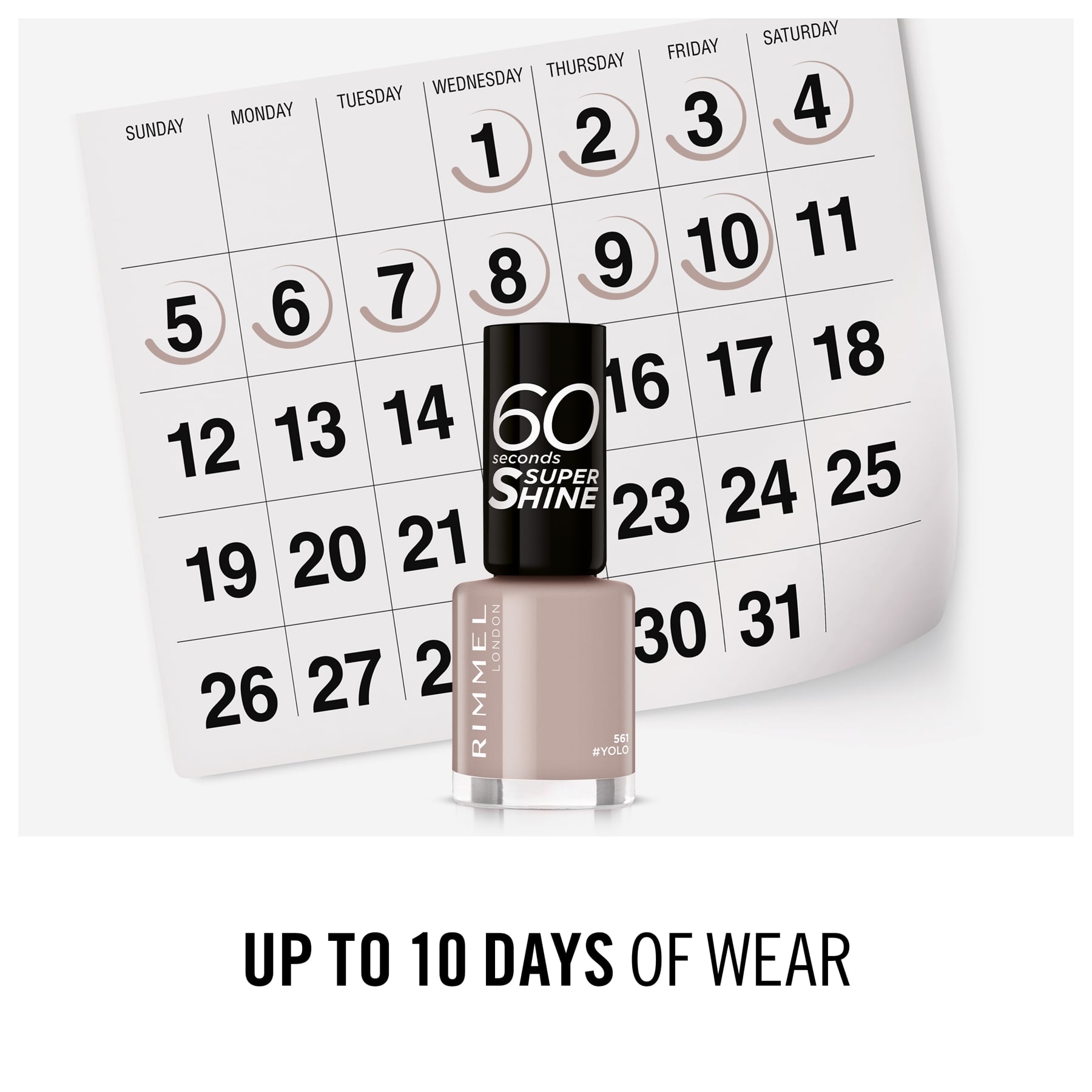 60 Seconds Super Shine Nail Polish 8ml 561 Yolo