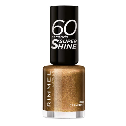 60 Seconds Super Shine Nail Polish 8ml 820 Craycray