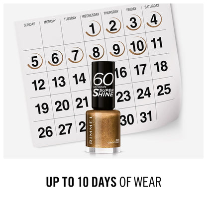 60 Seconds Super Shine Nail Polish 8ml 820 Craycray