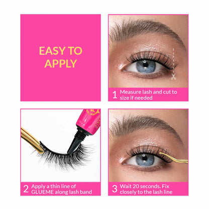 Jamila Volumising Vegan False Eyelashes 1 pair