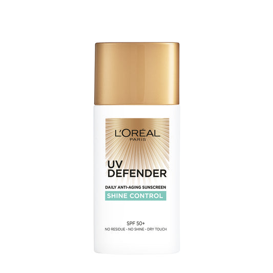 UV Defender Shine Control Daily Anti-Ageing Sunscreen SPF 50+  50ml 50ml