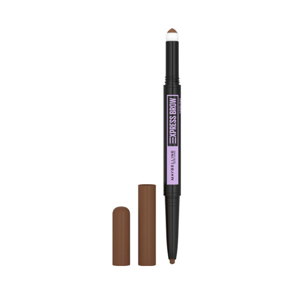 Express Brow Satin Duo 2-in-1 Brow Pencil and Powder 02 Medium Brown