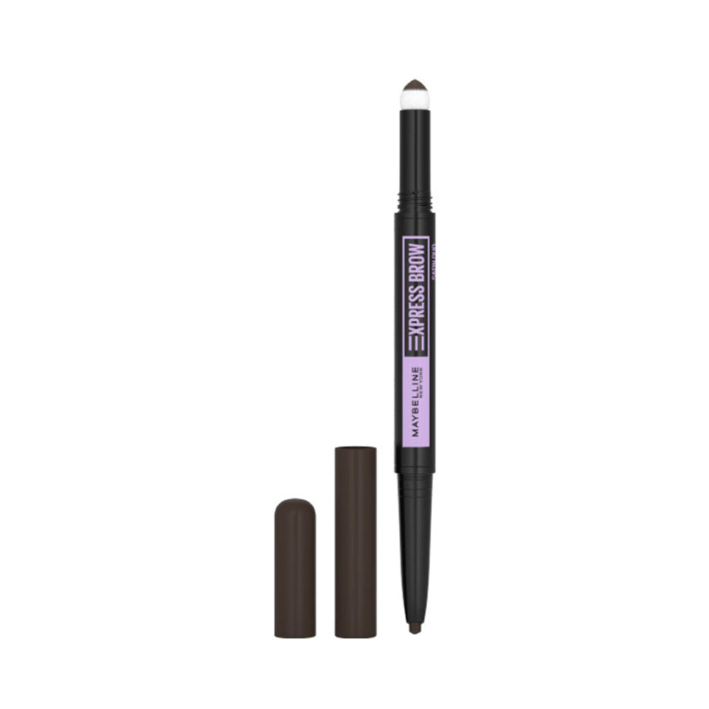 Express Brow Satin Duo 2-in-1 Brow Pencil and Powder 05 Black Brown