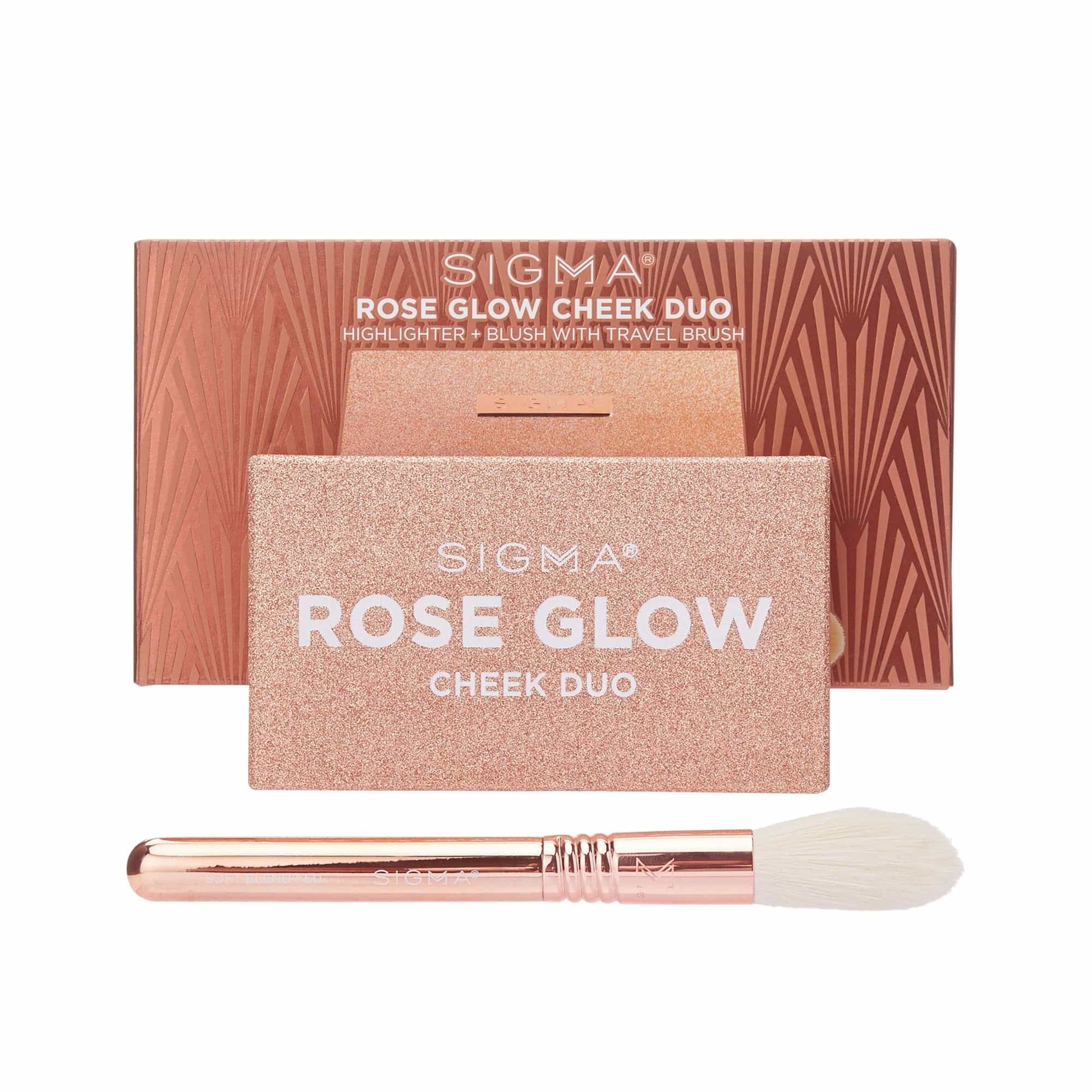 Rose Glow Cheek Duo Makeup Set 2pcs 2pcs