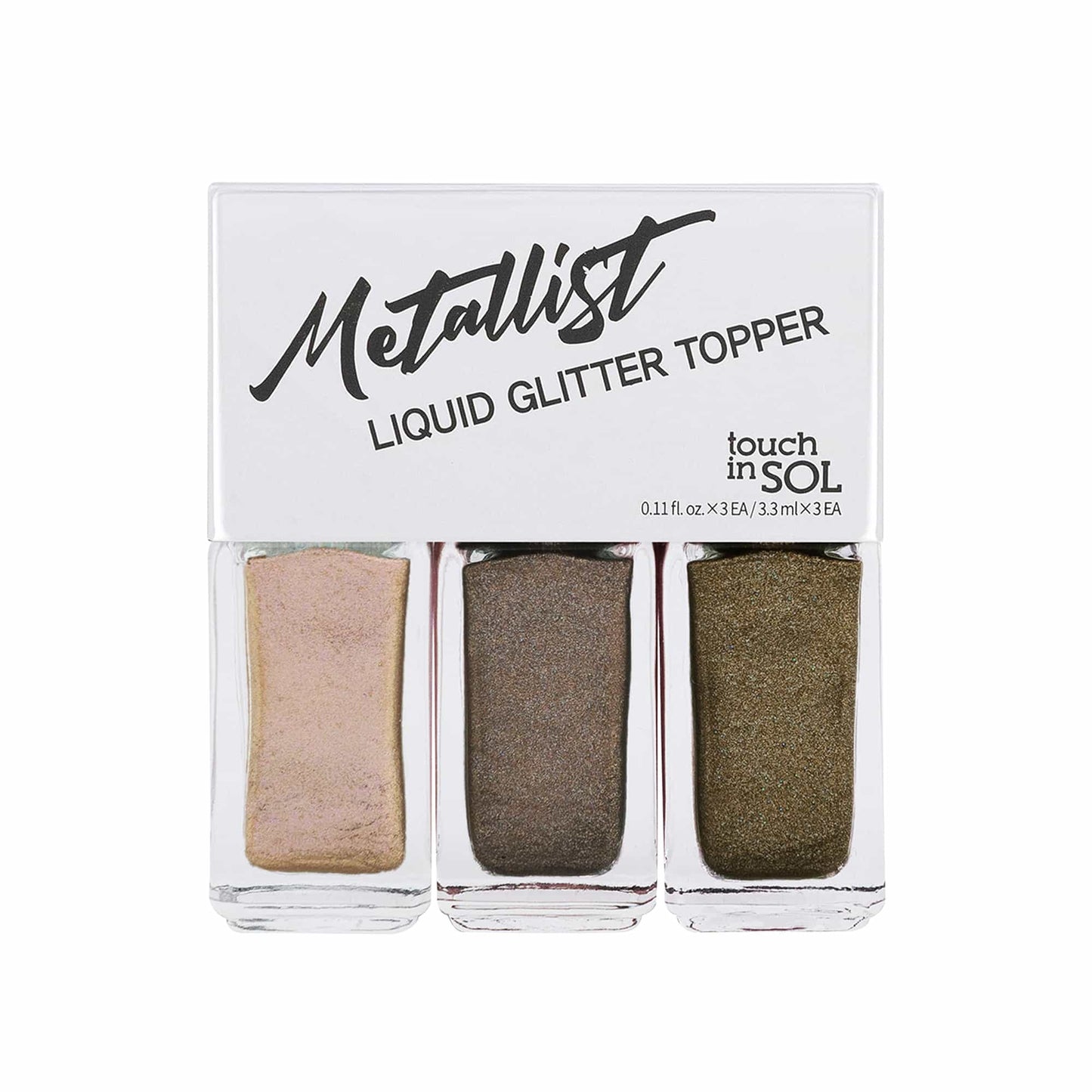 Metallist Liquid Glitter Topper Eyeshadow 9.9ml #2 Seethrough Brown Look|9.9ml