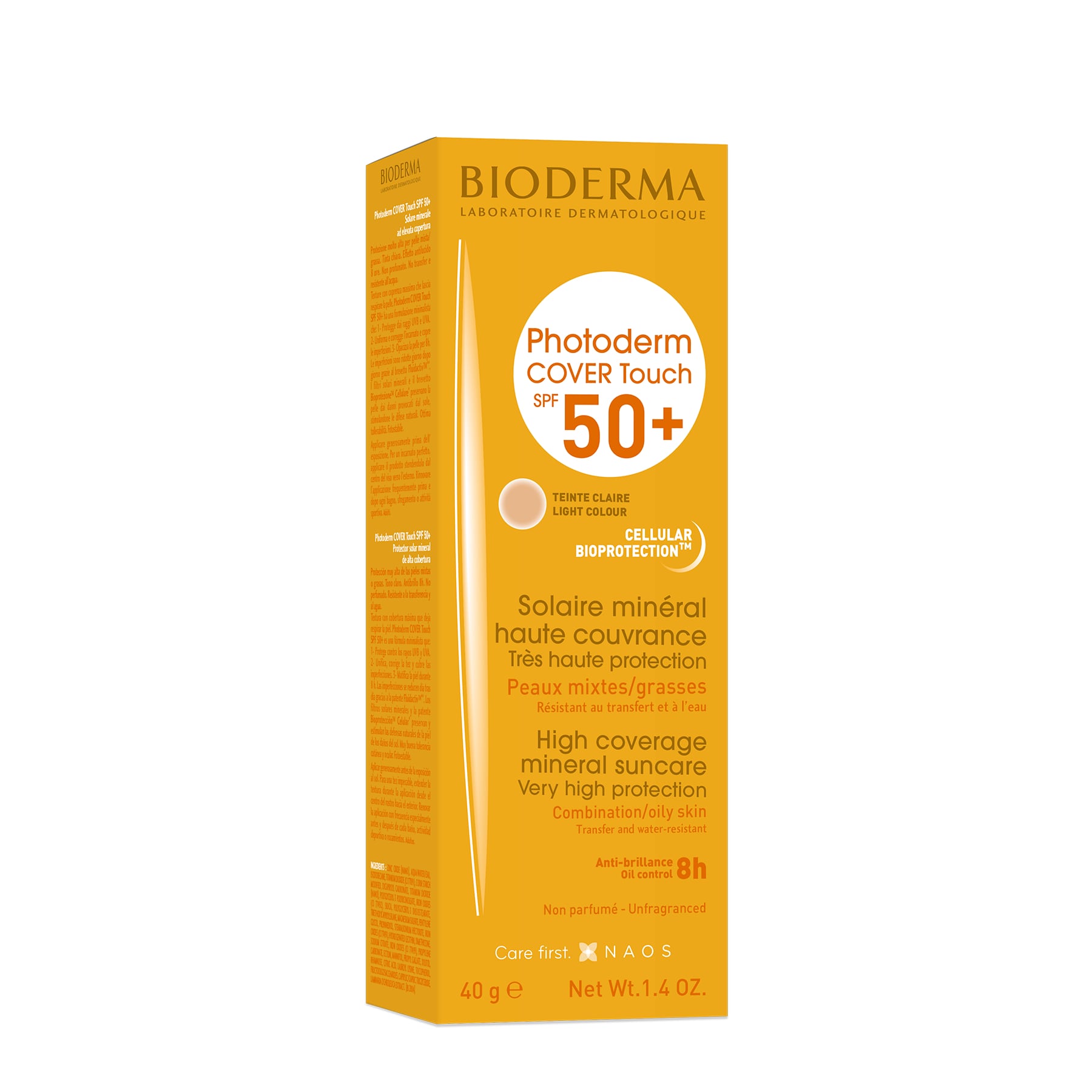 Photoderm COVER Touch SPF 50+ Mineral Sun Cream 40g Light Tint|40ml